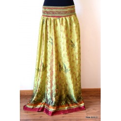 dlouhá sukně ze Srilanského sárí